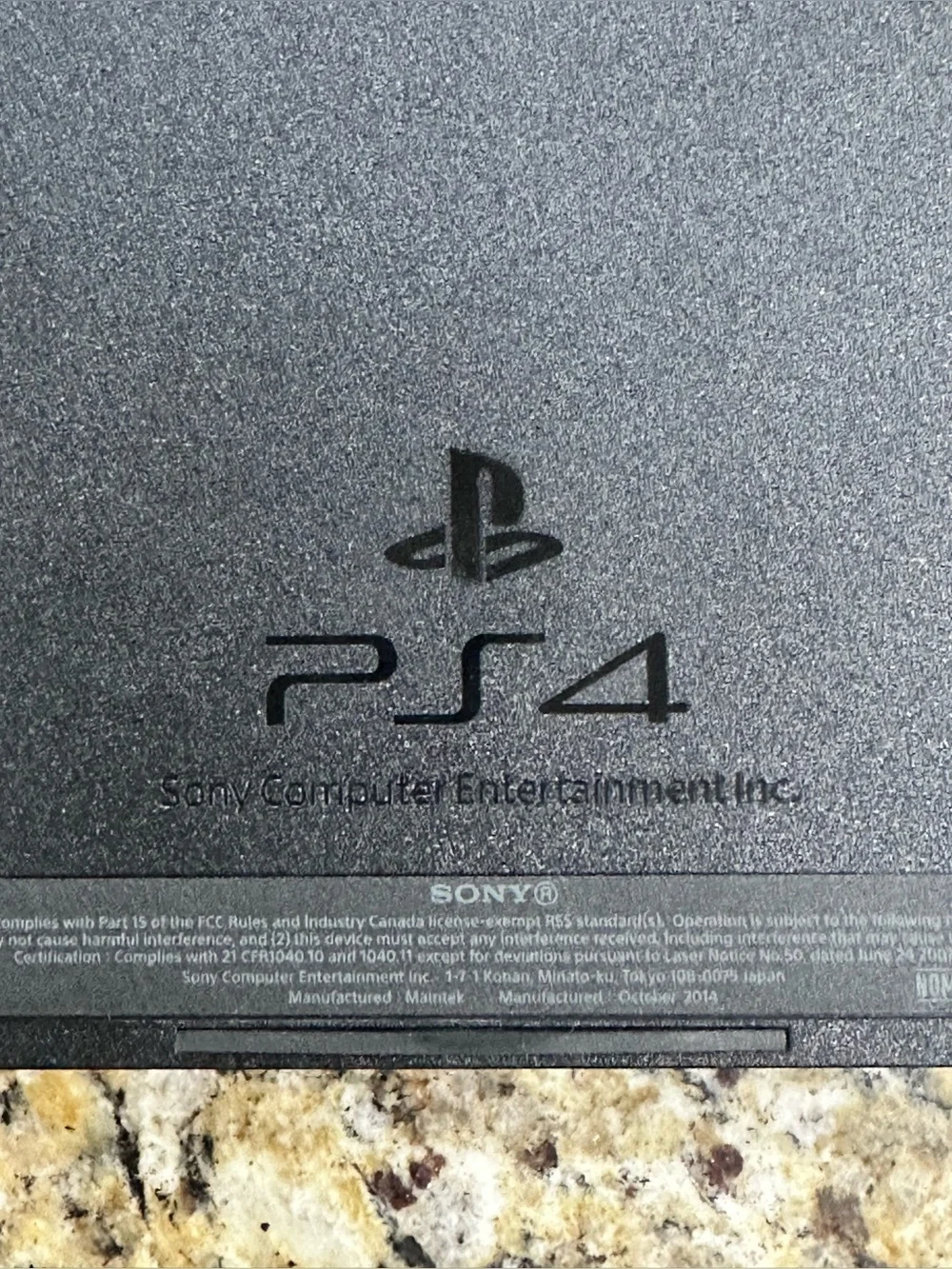 Sony PS4 Slim Console with Red DualShock Controller